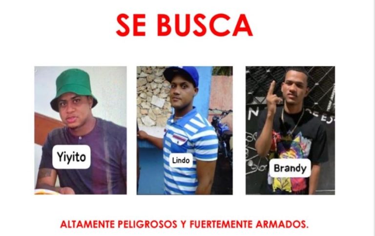 Policía Nacional busca a “Yiyito”, “Lindo” y “Brandy” por muerte de dos hombres en San Cristóbal