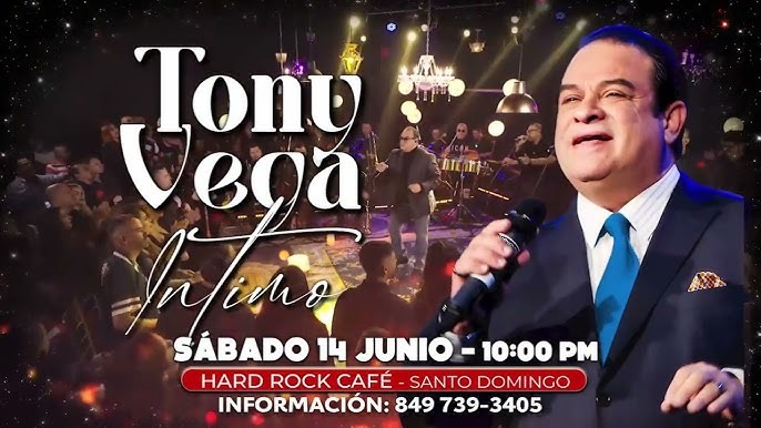 Tony Vega promete un show espectacular para todos los dominicanos este 14 de junio en el Hard Rock Santo Domingo