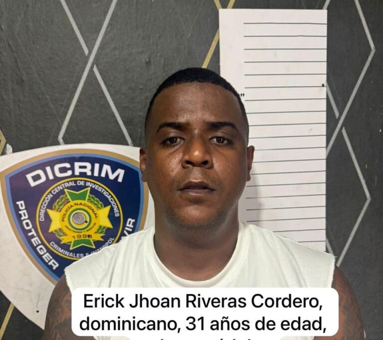 Policía Nacional captura prófugo con 24 órdenes de arresto en Santo Domingo Oeste
