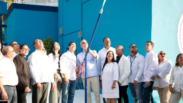 El presidente Abinader inaugura acueducto de Monción, en Santiago Rodríguez