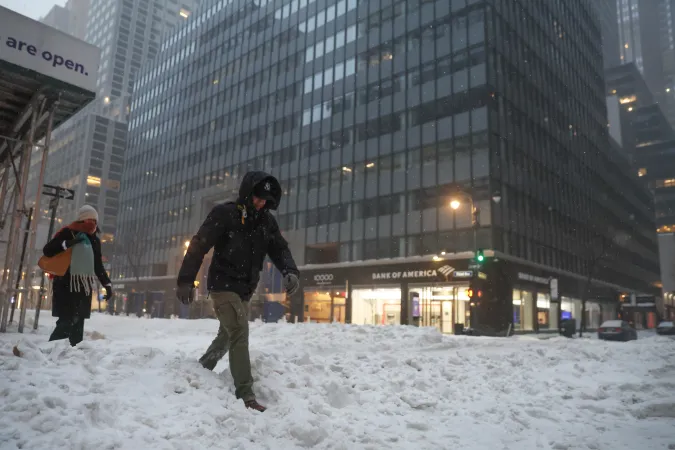 Tormenta invernal en Nueva York