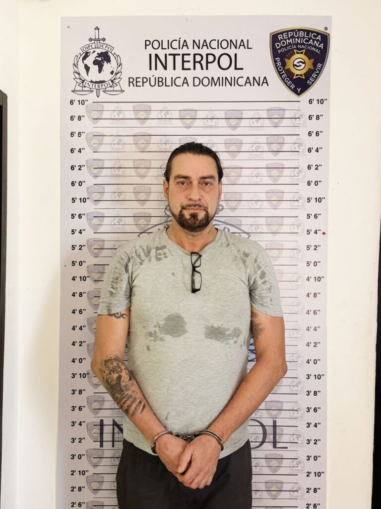 OCN-INTERPOL Santo Domingo apresa en el DN a ciudadano italiano requerido en extradición por narcotráfico y asociación delictiva