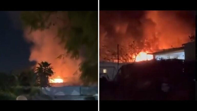Explosiones e incendios en el centro de Tel Aviv