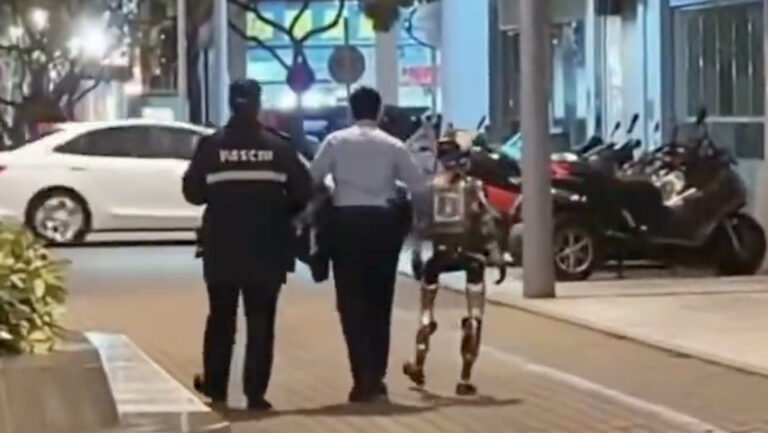 ‘Arrestan’ a robot humanoide por acosar a una mujer
